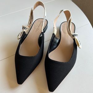 Christian Dior J'ADIOR SLINGBACK FLAT
Black Technical Fabric